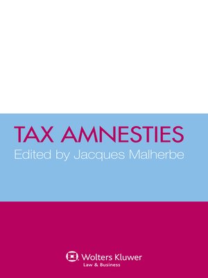 cover image of Tax Amnesties